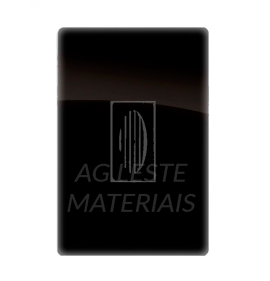 Conjunto Cigarra Bivolt 4x2 - Novara Preto Brilhante Cromado